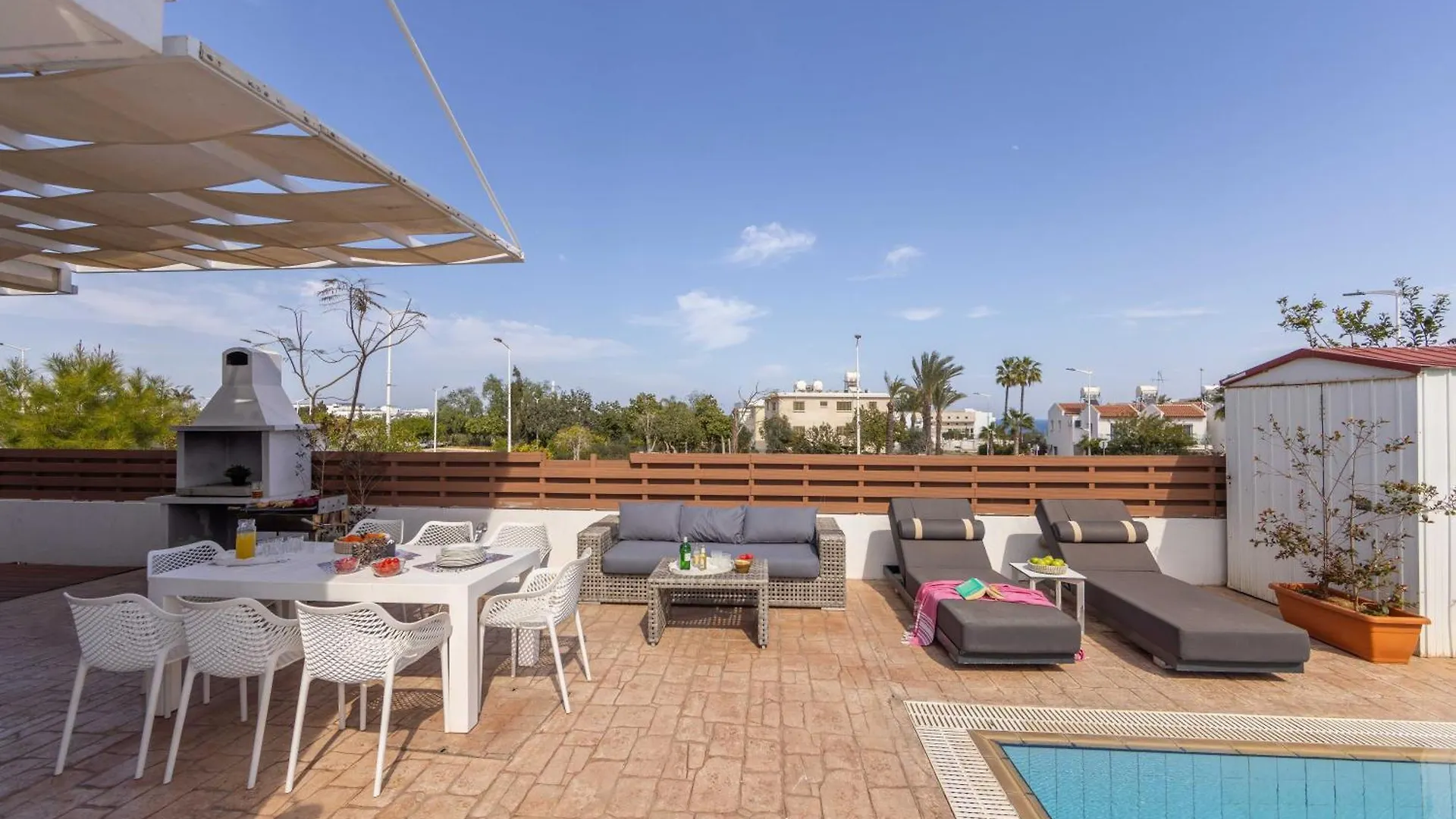 Villa Protaras View 9 Central Protaras -Fig Tree Bay-Jacuzzi-Hot Tub Cyprus